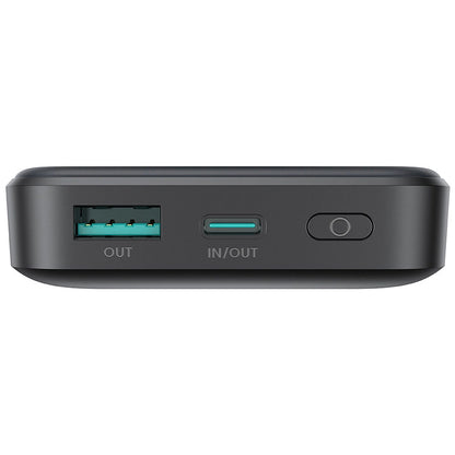 Εξωτερική Μπαταρία Wireless Joyroom JR-W020, 10000mAh, 20W, QC + PD + FQI, 1 x QI - 1 x USB-A - 1 x USB-C, Μαύρη