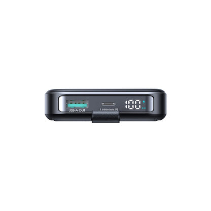 Εξωτερική Μπαταρία Wireless Joyroom JR-PBM11, 10000mAh, 22.5W, QC + PD + FQI, 1 x QI - 1 x USB-A - 1 x USB-C, Μαύρη