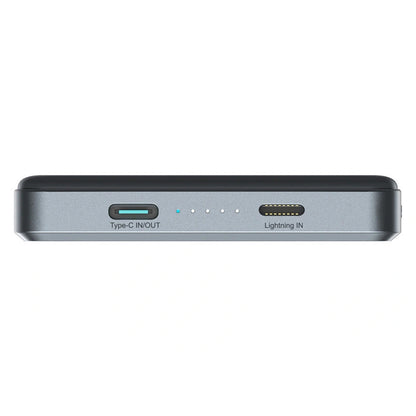 Εξωτερική Ασύρματη Μπαταρία Joyroom JR-PBM08 Pro, 10000mAh, 22.5W, PD + FQI, 1 x QI - 2 x USB-C, Γκρι