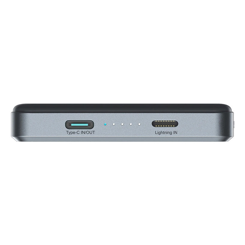 Εξωτερική Μπαταρία Wireless Joyroom JR-PBM08 Pro, 10000mAh, 20W, PD + FQI, 1 x QI - 1 x USB-C, Γκρι