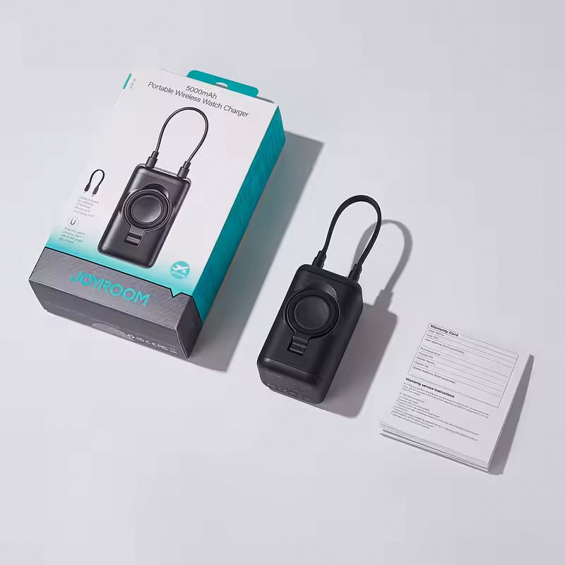 Εξωτερική Μπαταρία Wireless Joyroom JR-W13, 5000mAh, 18W, PD + QI, 1 x Lightning - 1 x QI - 1 x USB-C, Μαύρη