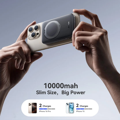 Εξωτερική Μπαταρία Wireless Joyroom JR-PBM12, 10000mAh, 22.5W, QC + PD + FQI, 1 x QI - 1 x USB-A - 1 x USB-C, Μαύρη