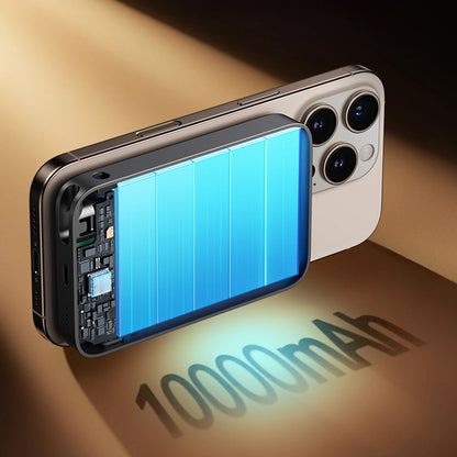 Εξωτερική Μπαταρία Wireless Joyroom JR-PBM02, 10000mAh, 22.5W, PD + FQI, 1 x QI - 2 x USB-C, Μαύρη