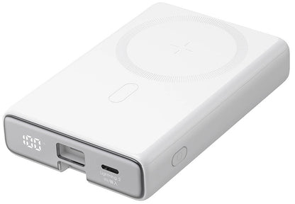 Εξωτερική Μπαταρία Wireless Joyroom JR-PBM01, 10000mAh, 20W, QC + PD + FQI, 1 x Lightning - 1 x QI - 1 x USB-C, Λευκή