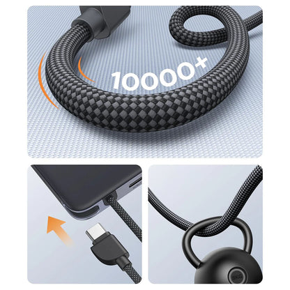Ασύρματη εξωτερική μπαταρία UGREEN PB570 (65839B), 10000mAh, 30W, PD + FQI, 1 x QI - 2 x USB-C, μπλε