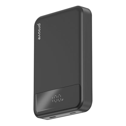 Εξωτερική Μπαταρία Wireless Proove Hoodman, 10000mAh, 20W, PD + FQI, 1 x QI - 1 x USB-C, Μαύρη PBH120010001