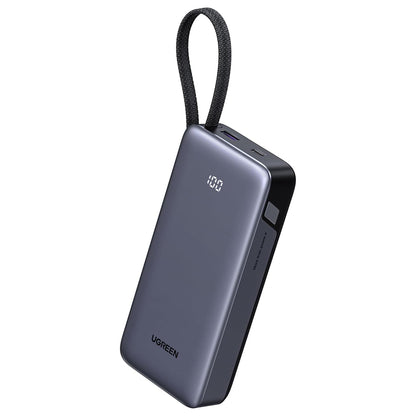 Εξωτερική Μπαταρία UGREEN PB536 (55988B), 20000mAh, 45W, QC + PD, 1 x USB-A - 2 x USB-C, Γκρι
