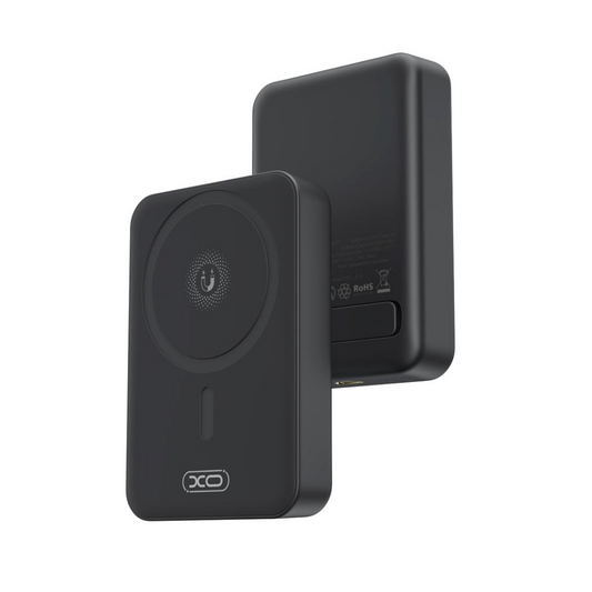 Εξωτερική Ασύρματη Μπαταρία XO Design PR231, 10000mAh, 20W, PD + FQI, 1 x QI - 1 x USB-C, Μαύρη, Επανασφραγισμένη