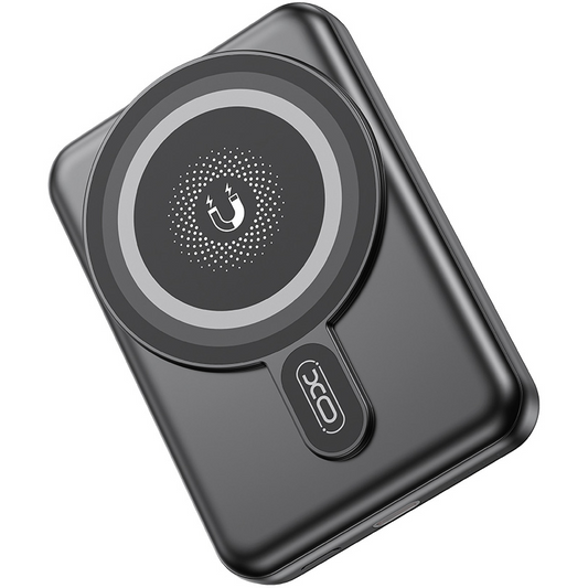 Ασύρματη Εξωτερική Μπαταρία XO Design PR264, 10000mAh, 20W, PD + FQI, 1 x QI - 1 x USB-C, Μαύρη, Επανασφραγισμένη