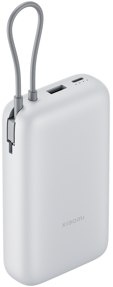 Εξωτερική Μπαταρία Xiaomi, 20000mAh, 22.5W, QC + PD, 1 x USB-A - 2 x USB-C, Ασημί BHR9738GL