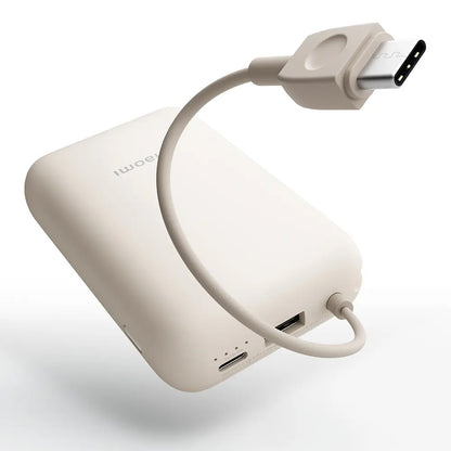 Εξωτερική Μπαταρία Xiaomi Pocket Edition Pro, 10000mAh, 33W, QC + PD, 1 x USB-A - 1 x USB-C, Μπεζ BHR9072GL