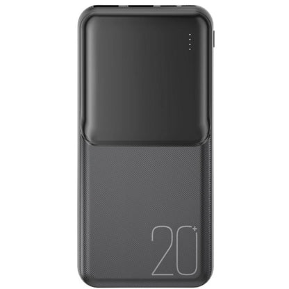 Εξωτερική Μπαταρία XO Design PR252, 20000mAh, 10W, 2 x USB-A, Μαύρη