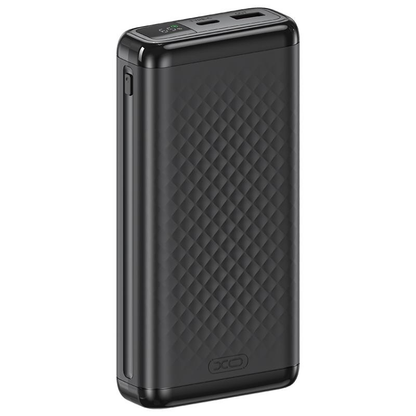 Εξωτερική Μπαταρία XO Design PB309, 20000mAh, 22.5W, QC + PD, 1 x USB-A - 1 x USB-C, Μαύρο