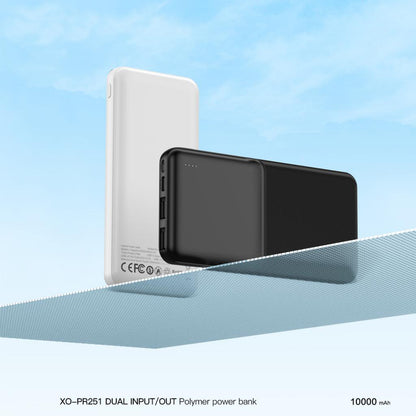 Εξωτερική Μπαταρία XO Design PR252, 20000mAh, 10W, 2 x USB-A, Μαύρη