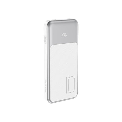 Εξωτερική Μπαταρία XO Design PR248, 10000mAh, 22.5W, QC + PD, 1 x Lightning - 1 x USB-A - 2 x USB-C, Λευκή