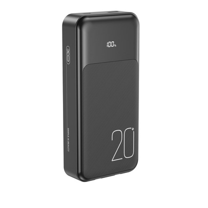 Εξωτερική Μπαταρία XO Design PR249, 20000mAh, 22.5W, QC + PD, 1 x Lightning - 1 x USB-A - 2 x USB-C, Μαύρη
