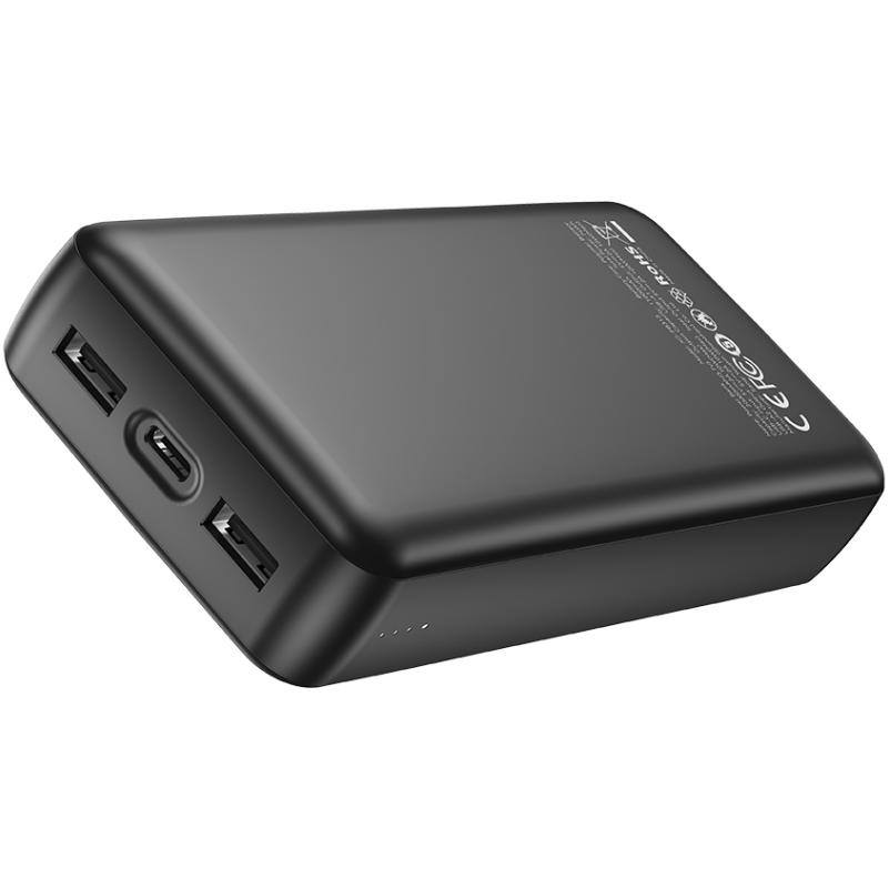 Εξωτερική Μπαταρία XO Design PB313, 20000mAh, 10W, 2 x USB-A, Μαύρο