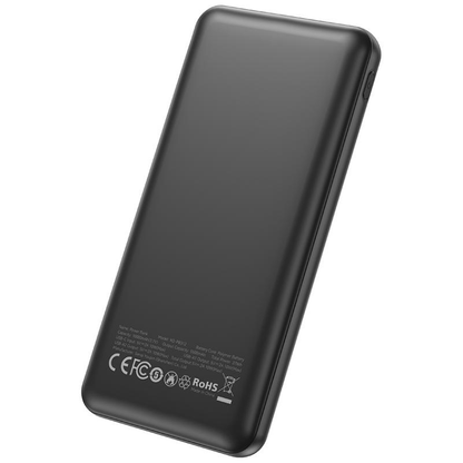 Εξωτερική Μπαταρία XO Design PB312, 10000mAh, 10W, 2 x USB-A, Μαύρη