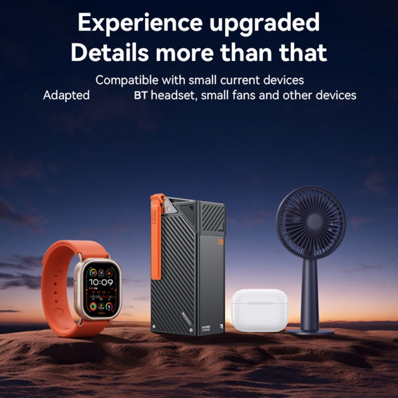 Εξωτερική Μπαταρία Yesido YP62, 30000mAh, 22.5W, QC + PD, 2 x USB-A - 2 x USB-C, Μαύρο