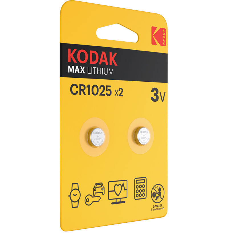 Μπαταρία Kodak Max, CR2025, Σετ 2 τεμάχια