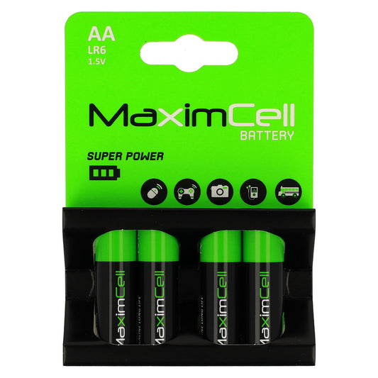 Μπαταρία MaximCell Super Power, AA / LR6, Σετ 4 τεμάχια