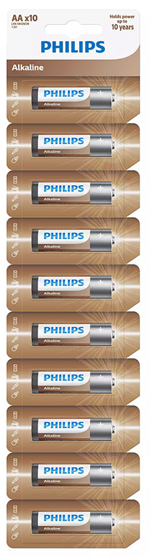Μπαταρία Philips, AA / LR6, Σετ 10 τεμάχια
