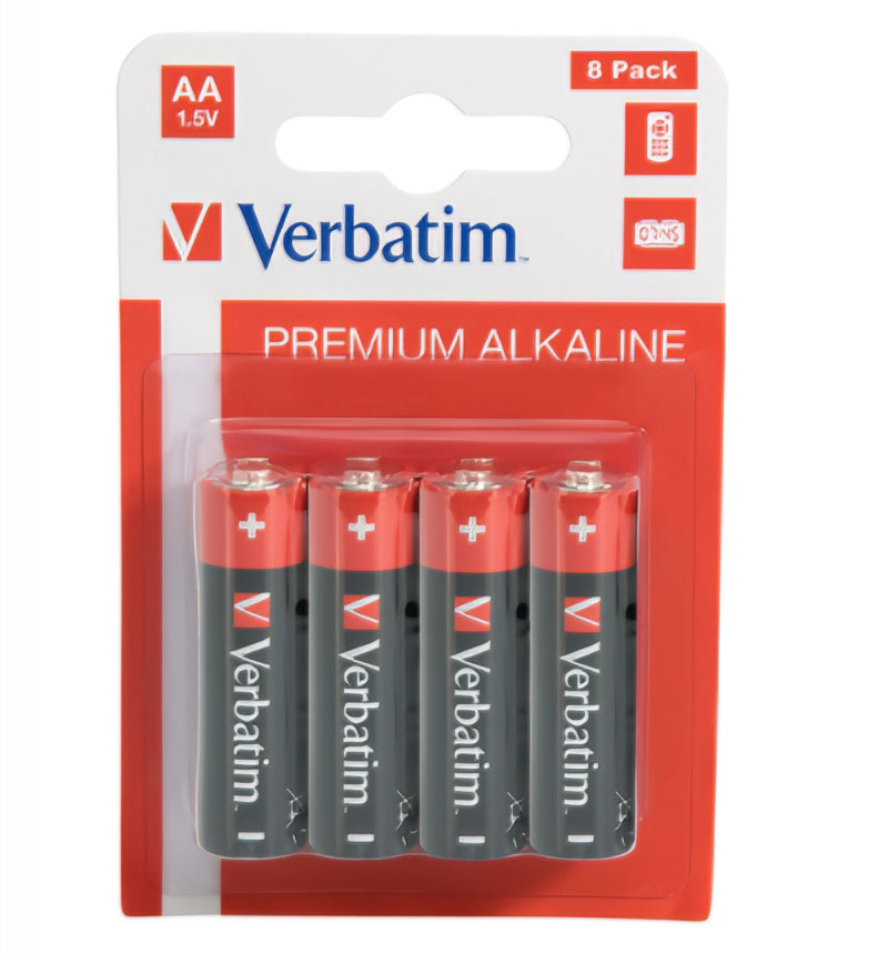 Μπαταρία Verbatim Premium, AA / LR6, Σετ 8 τεμάχια 49503
