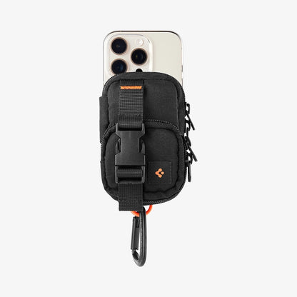 Τσαντάκι Universal MagSafe για Τηλέφωνο, Spigen, Snap Zip, Μαύρο AFA09338