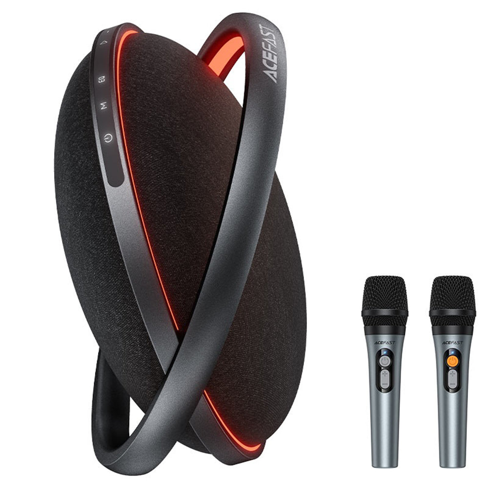 Ηχείο Bluetooth Acefast Karaoke K5 Max, 350W, TWS, RGB, Αδιάβροχο, Μαύρο