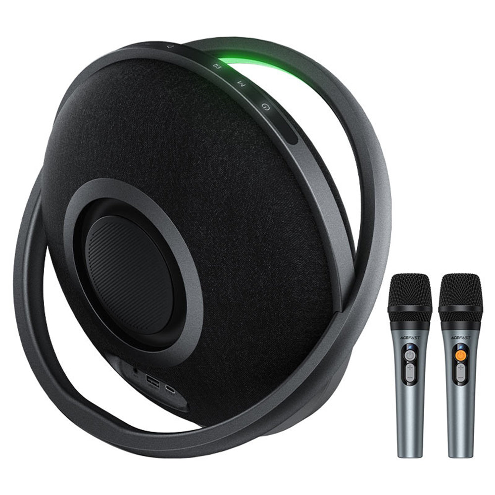 Ηχείο Bluetooth Acefast Karaoke K5 Max, 350W, TWS, RGB, Αδιάβροχο, Μαύρο