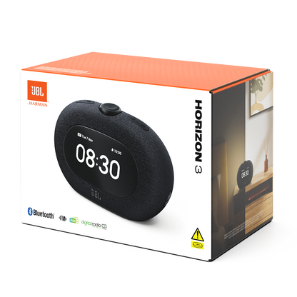 Ηχείο Bluetooth JBL Horizon 3, 2 x 5W, Pro Sound, Μαύρο JBLHORIZON3BLK