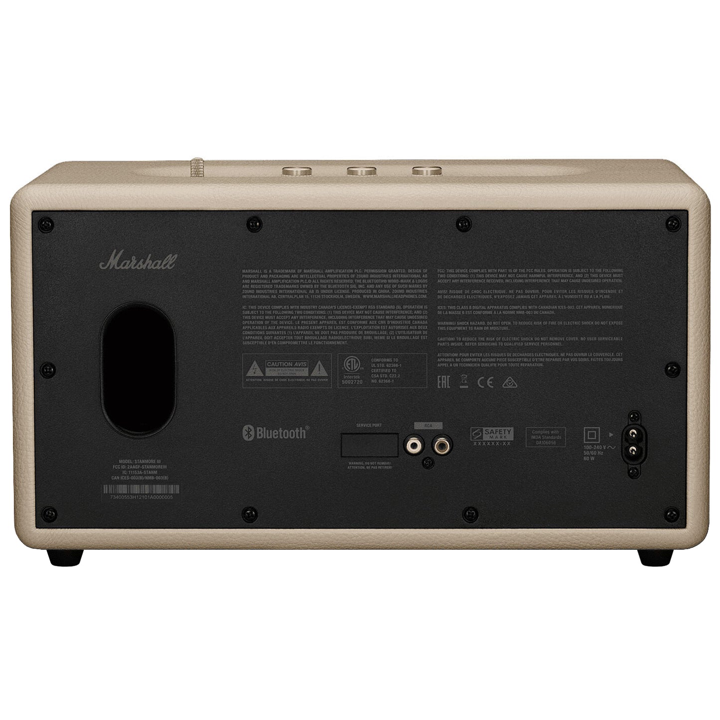 Ηχείο Bluetooth Marshall Stanmore III, 80W, Κρεμ