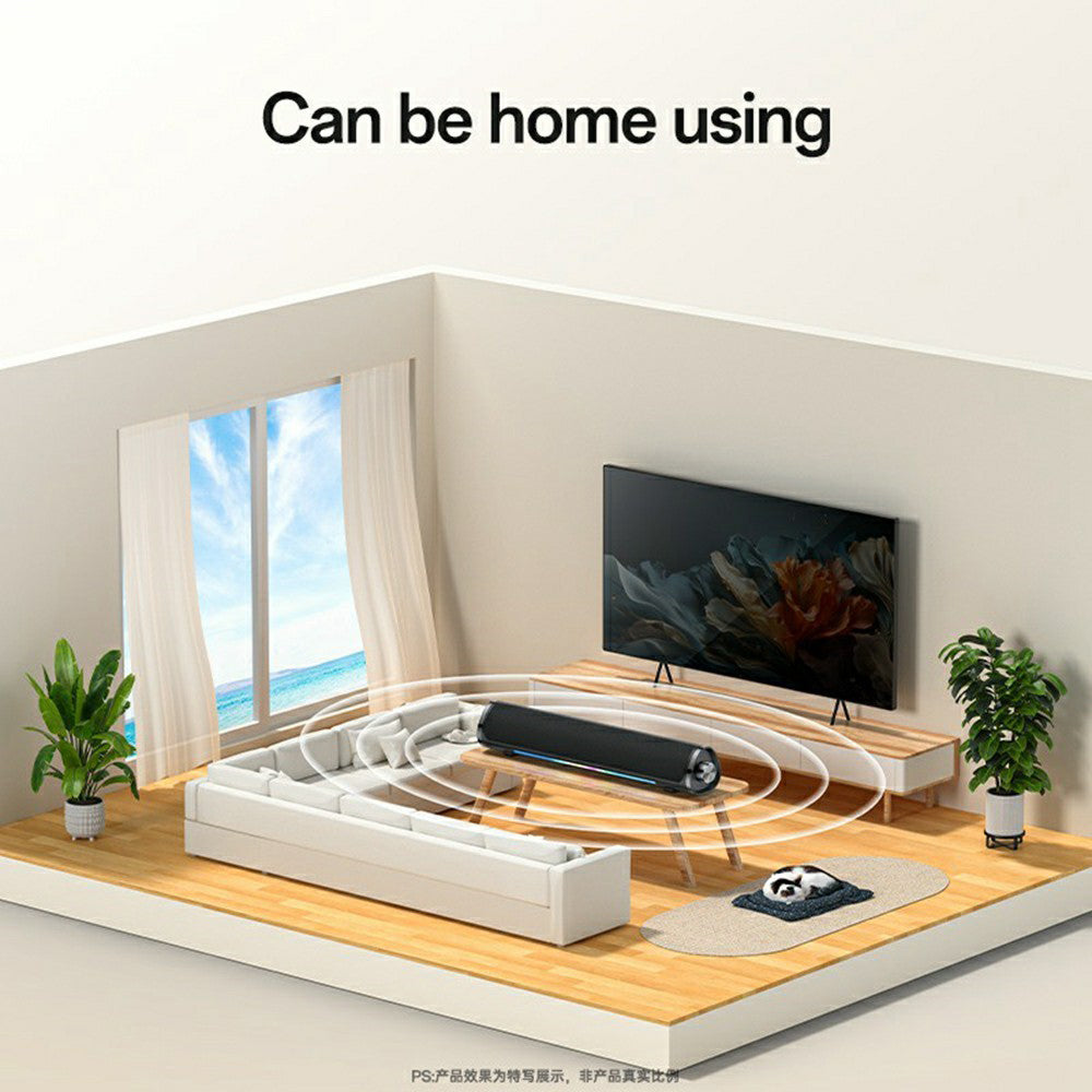 Ηχείο Bluetooth Yesido YSW27, 10W, RGB, Μαύρο