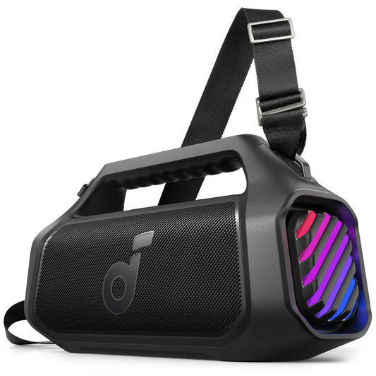 Φορητό Ηχείο Bluetooth Anker Soundcore Boom 2 Plus, 140W, TWS, RGB, Αδιάβροχο, Μαύρο A3134011