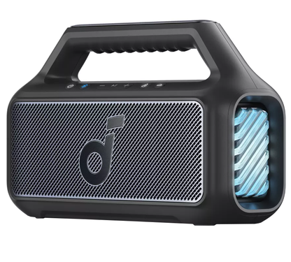 Φορητό Ηχείο Bluetooth Anker SoundCore Boom 2 Νέα Έκδοση, 80W, TWS, RGB, Αδιάβροχο, Μαύρο A3138012