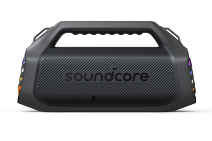 Anker SoundCore Boom 2 Plus New Version Portable Bluetooth Speaker, 140W, TWS, RGB, Waterproof, Black A3134012