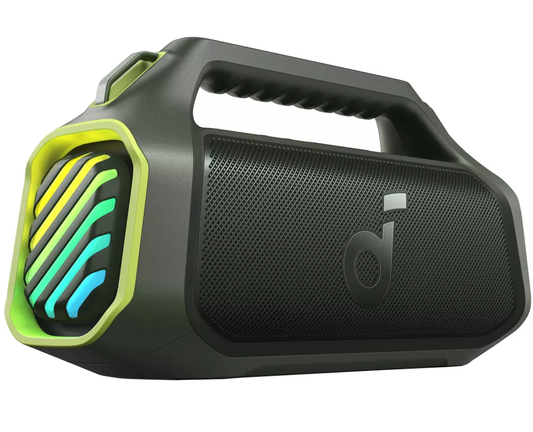 Φορητό Ηχείο Bluetooth Anker SoundCore Boom 2 Plus Νέα Έκδοση, 140W, TWS, RGB, Αδιάβροχο, Πράσινο A3134062