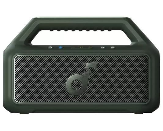 Φορητό Ηχείο Bluetooth Anker SoundCore Boom 2 Νέα Έκδοση, 80W, TWS, RGB, Αδιάβροχο, Πράσινο A3138062