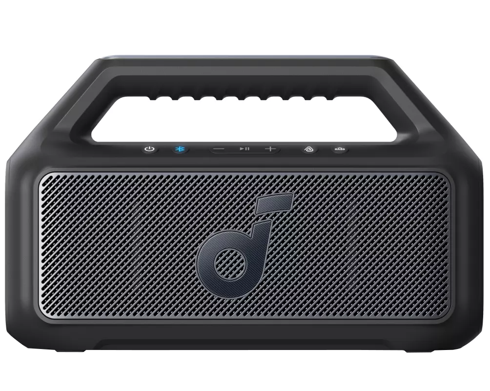 Φορητό Ηχείο Bluetooth Anker SoundCore Boom 2 Νέα Έκδοση, 80W, TWS, RGB, Αδιάβροχο, Μαύρο A3138012