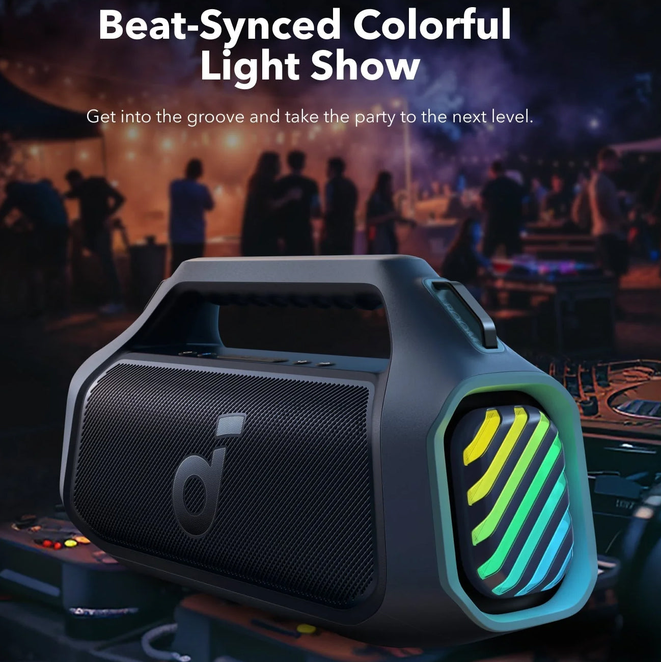 Φορητό Ηχείο Bluetooth Anker SoundCore Boom 2 Plus, 140W, TWS, RGB, Αδιάβροχο, Μπλε A3134031
