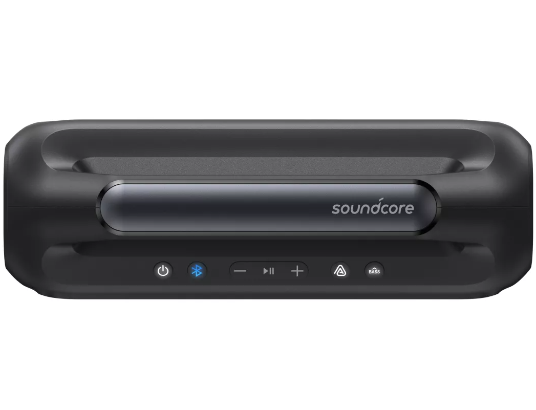 Φορητό Ηχείο Bluetooth Anker SoundCore Boom 2 Νέα Έκδοση, 80W, TWS, RGB, Αδιάβροχο, Μαύρο A3138012