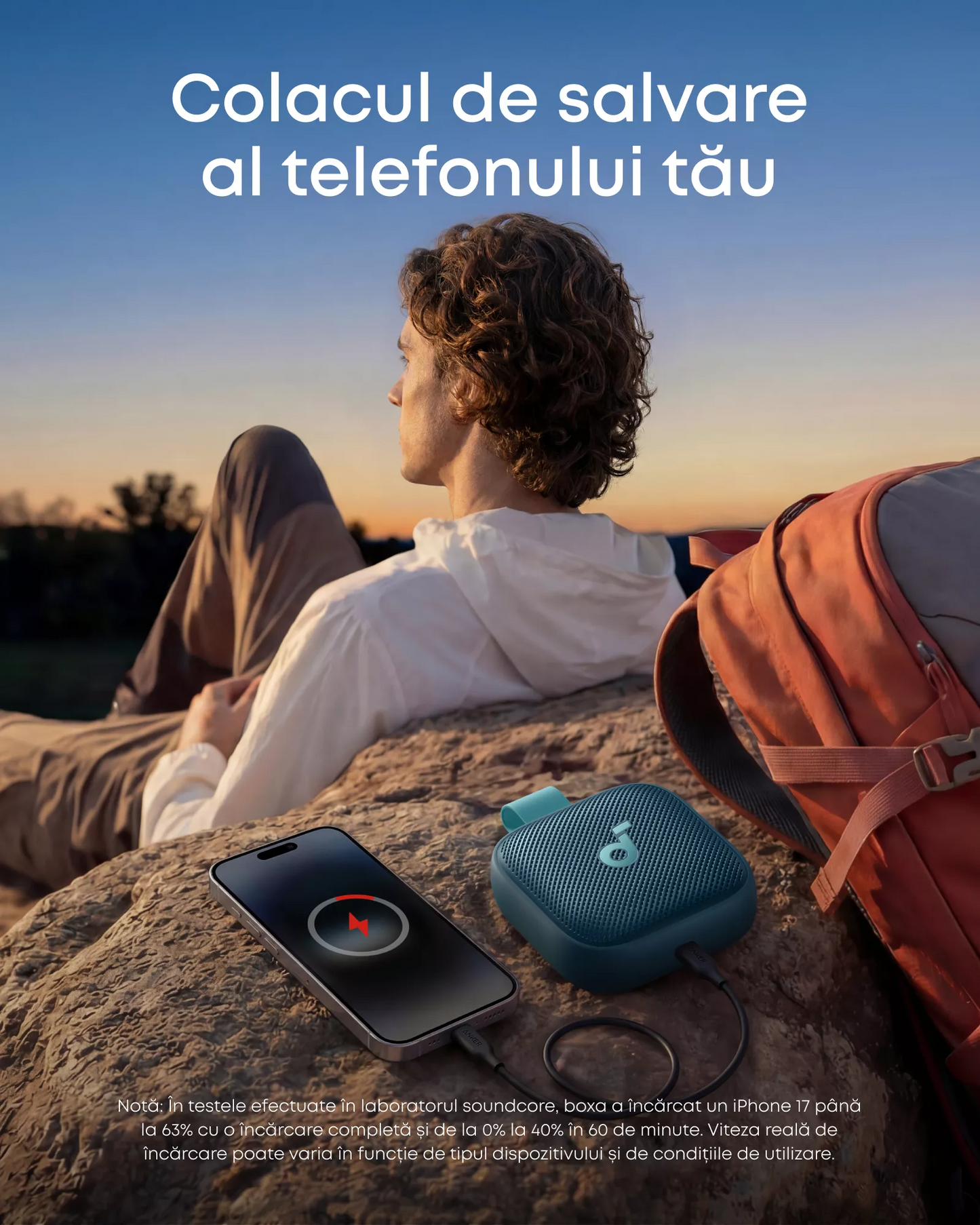 Φορητό Ηχείο Bluetooth Anker SoundCore Boom Go 3i, 15W, TWS, RGB, Αδιάβροχο, Μπλε, Επανασφραγισμένο D5103030
