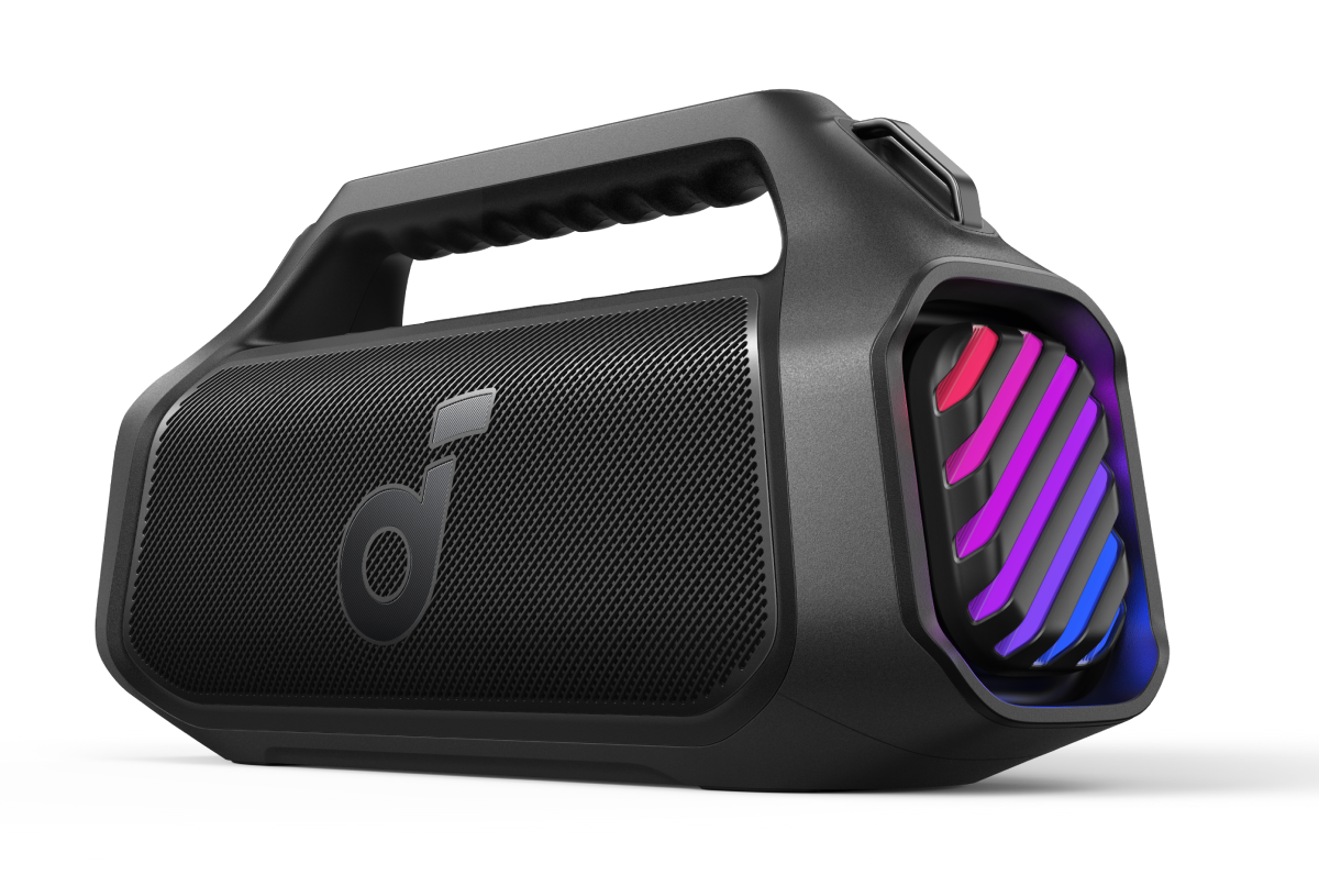 Anker SoundCore Boom 2 Plus New Version Portable Bluetooth Speaker, 140W, TWS, RGB, Waterproof, Black A3134012
