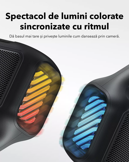 Φορητό Ηχείο Bluetooth Anker SoundCore Boom 2 Νέα Έκδοση, 80W, TWS, RGB, Αδιάβροχο, Μαύρο A3138012