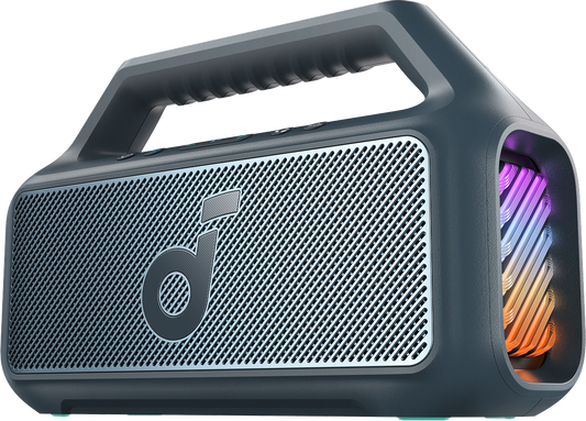 Φορητό Ηχείο Bluetooth Anker SoundCore Boom 2 Νέα Έκδοση, 80W, TWS, RGB, Αδιάβροχο, Μπλε A3138032