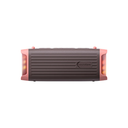 Anker SoundCore Boom 3i Portable Bluetooth Speaker, 50W, RGB, Waterproof, Brown Pink D5100080