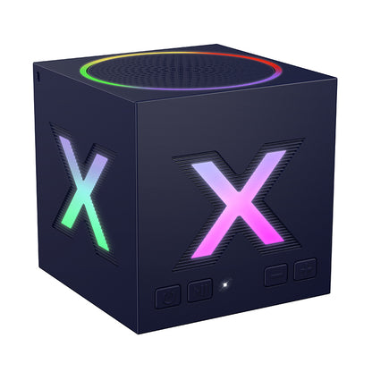 Borofone BR101 Rubik Portable Bluetooth Speaker, 5W, TWS, RGB, Blue