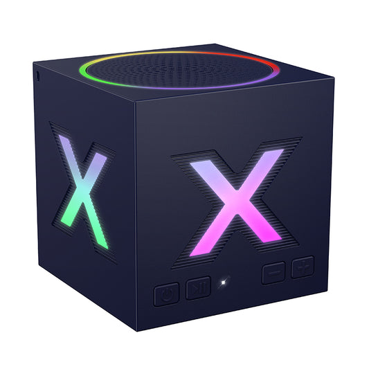 Φορητό Ηχείο Bluetooth Borofone BR101 Rubik, 5W, TWS, RGB, Μπλε