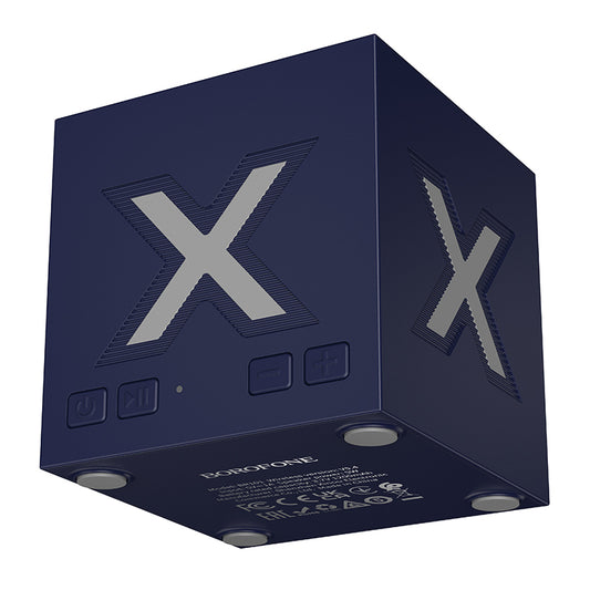 Φορητό Ηχείο Bluetooth Borofone BR101 Rubik, 5W, TWS, RGB, Μπλε