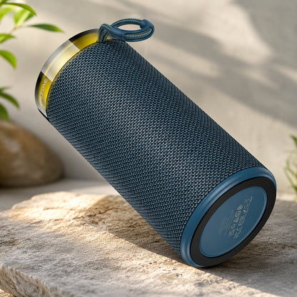 Borofone BR105 Loud Portable Bluetooth Speaker, 10W, TWS, RGB, Navy Blue
